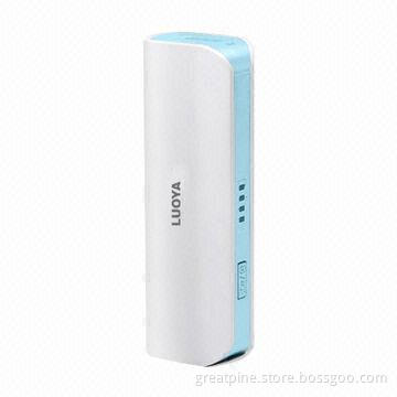 2,600mAh Power Bank for Samsung Battery, 5V, 1,000mA Output, 5V, 1,000mA Input